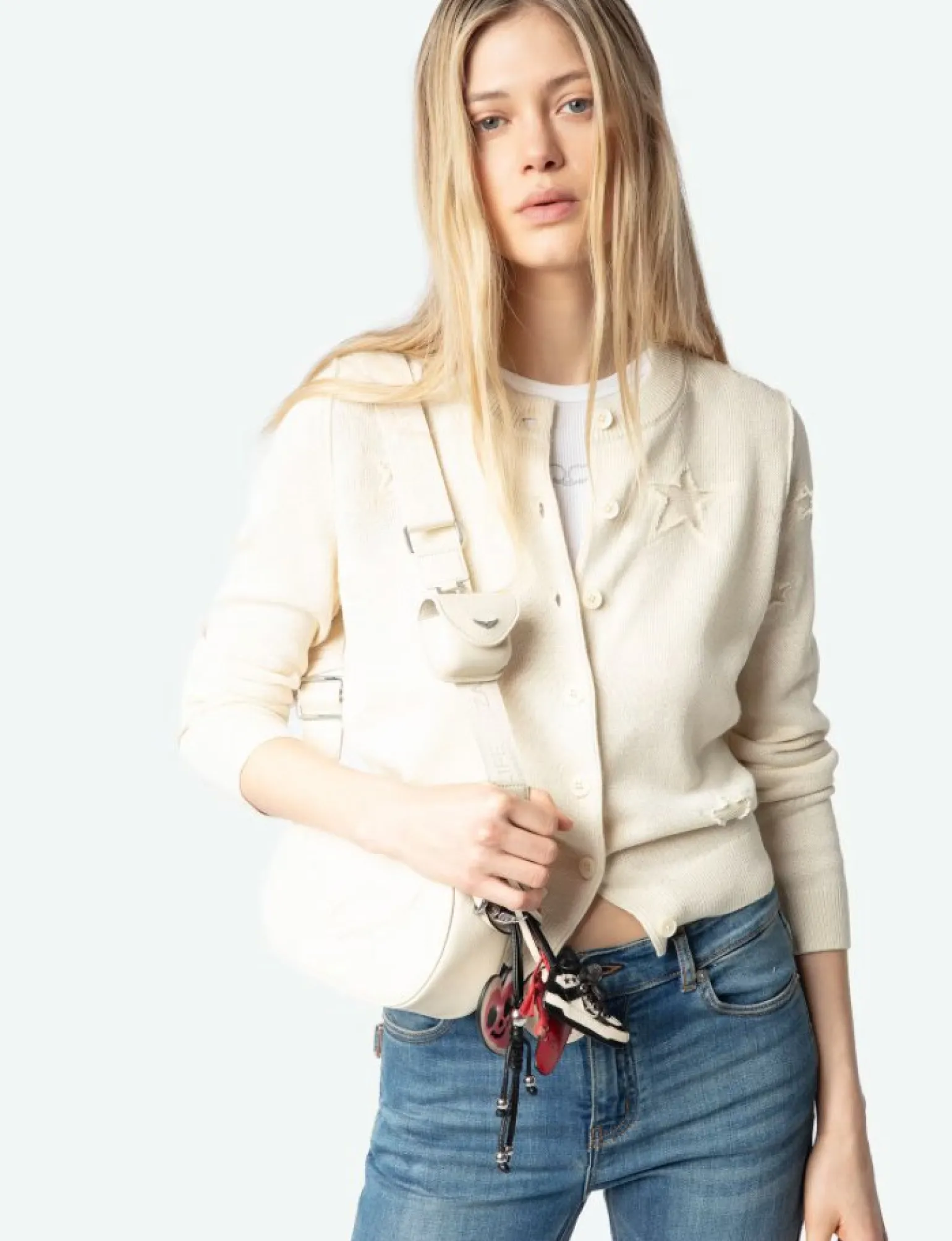 Alpha Cardigan Ecru