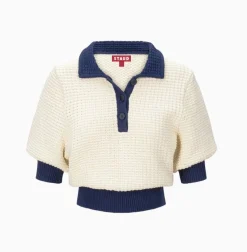 Altea Sweater Ivory/Navy