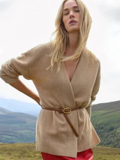 Amber Cardigan Pale Camel