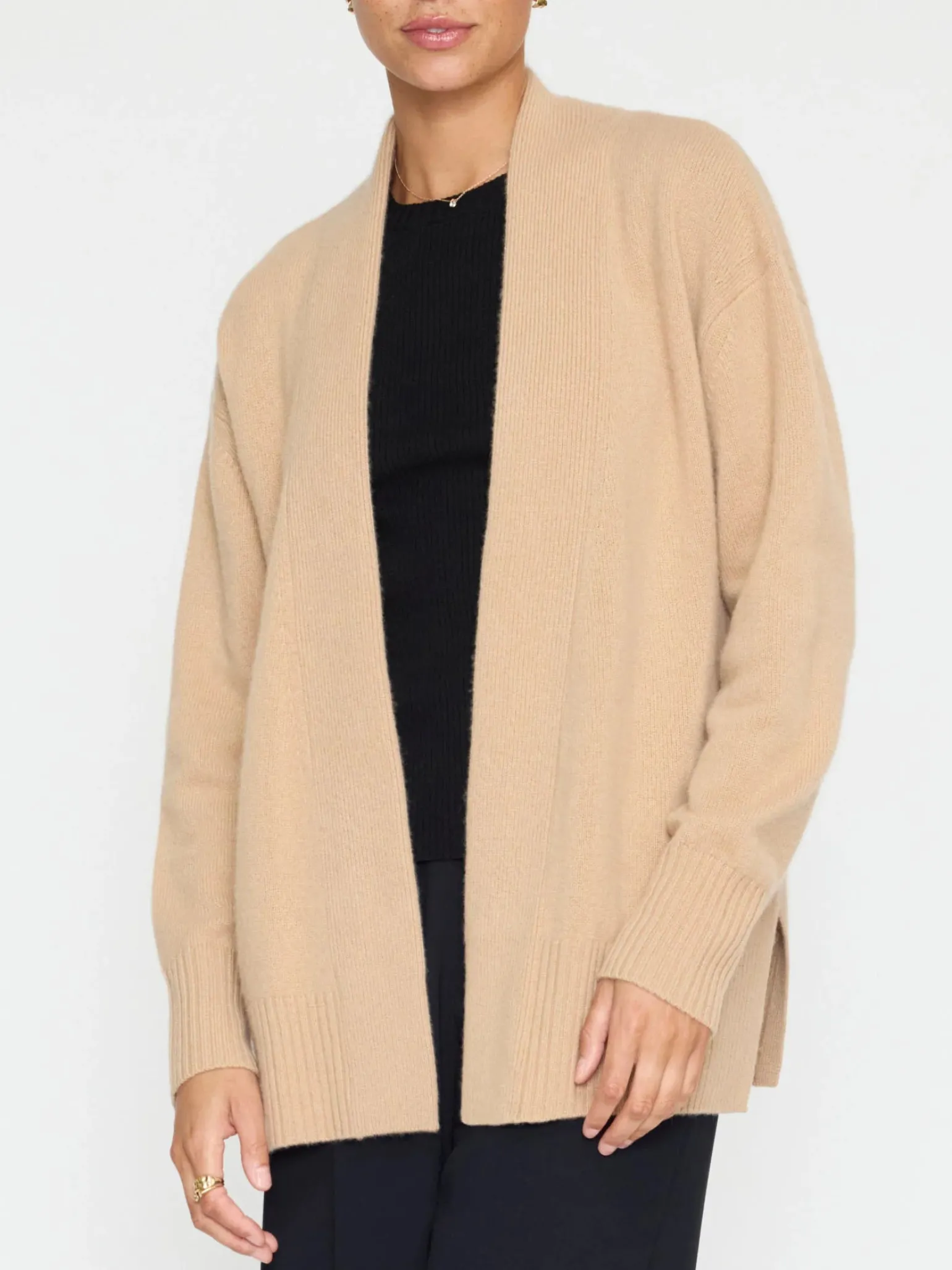 Amber Cardigan Pale Camel