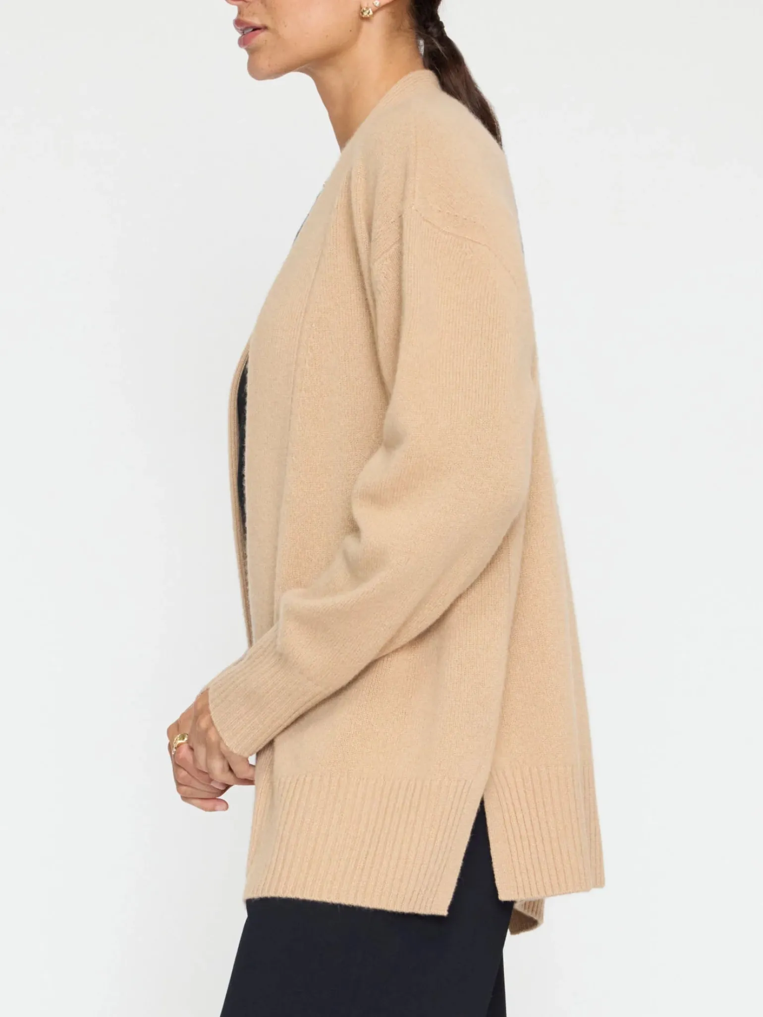 Amber Cardigan Pale Camel