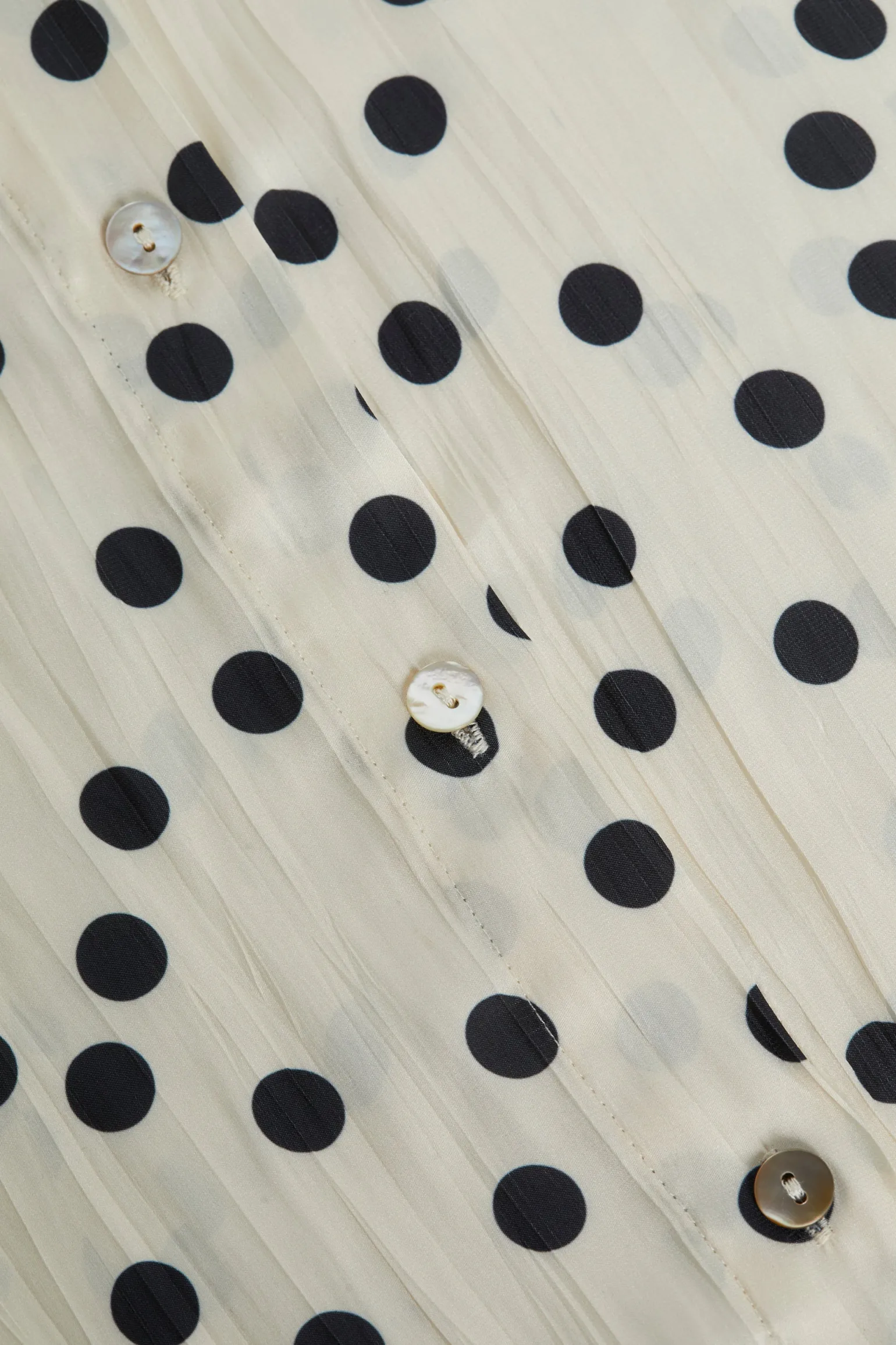 Argo Blouse Ecru/Black Polka Dot