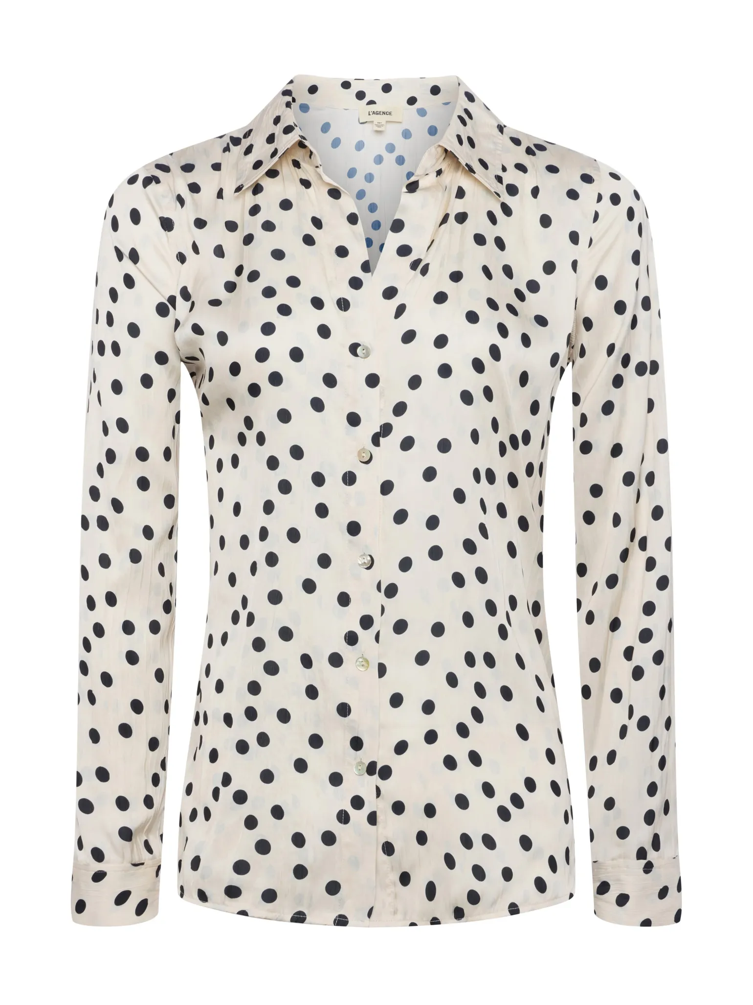 Argo Blouse Ecru/Black Polka Dot