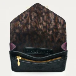 Astrakan Black Leather Card Holder Alex