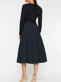 Ava Tiered Dress Black Onyx Combo