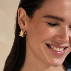 Azora Hoops Gold