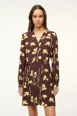 Babs Dress Earth Pressed Floral