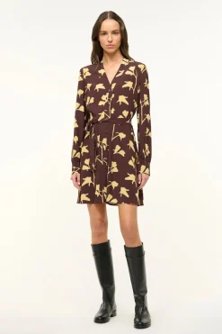 Babs Dress Earth Pressed Floral
