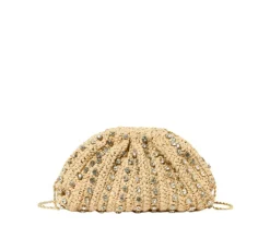 Bailey Dome Clutch Natural/Clear