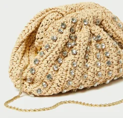 Bailey Dome Clutch Natural/Clear