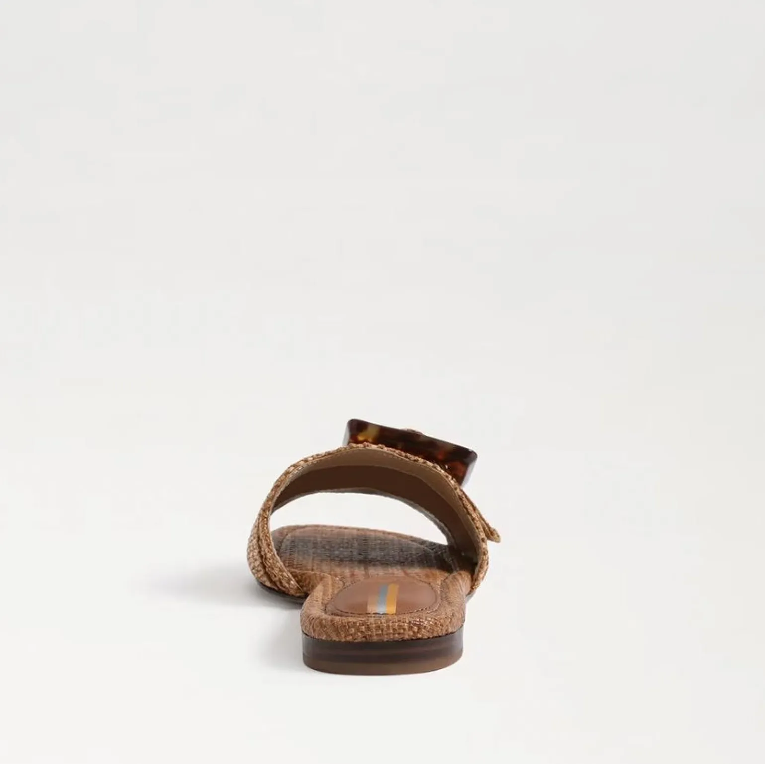 Bambi Slide Sandal Raffia Cuoio
