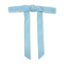Bardot Bow Barrette Dusty Sky