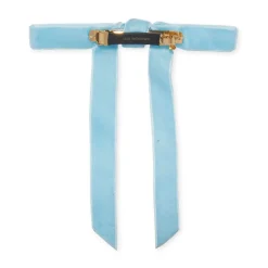 Bardot Bow Barrette Dusty Sky