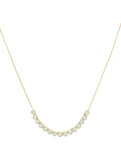 Baroness Tennis Chain Necklace Gold