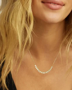 Baroness Tennis Chain Necklace Gold