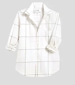 Barry Tailored Button Up Shirt Green Multi Check