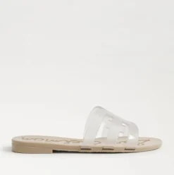 Bay Jelly Slide Sandal Clear/Sand