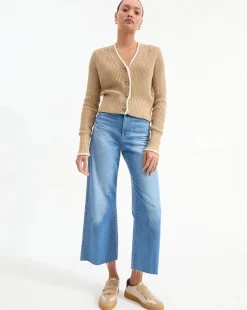 Beatrice Cardigan Stone Khaki