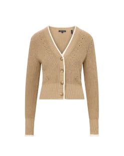 Beatrice Cardigan Stone Khaki