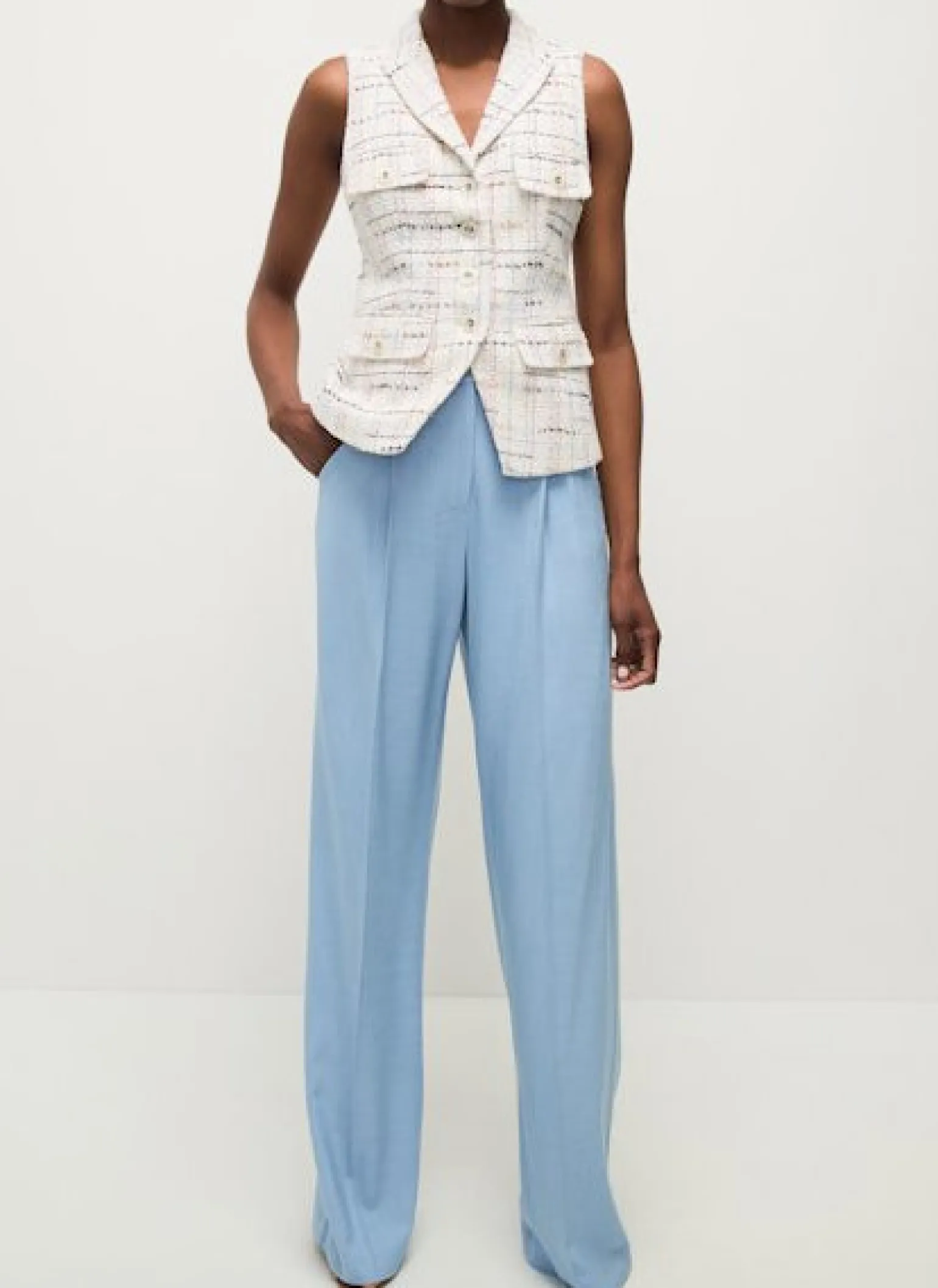Benny Vest Off-White Multi