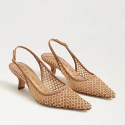 Bianka Slingback Pump Hazelwood Mesh