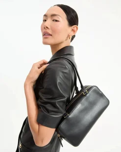 Boxy Shoulder Bag Black