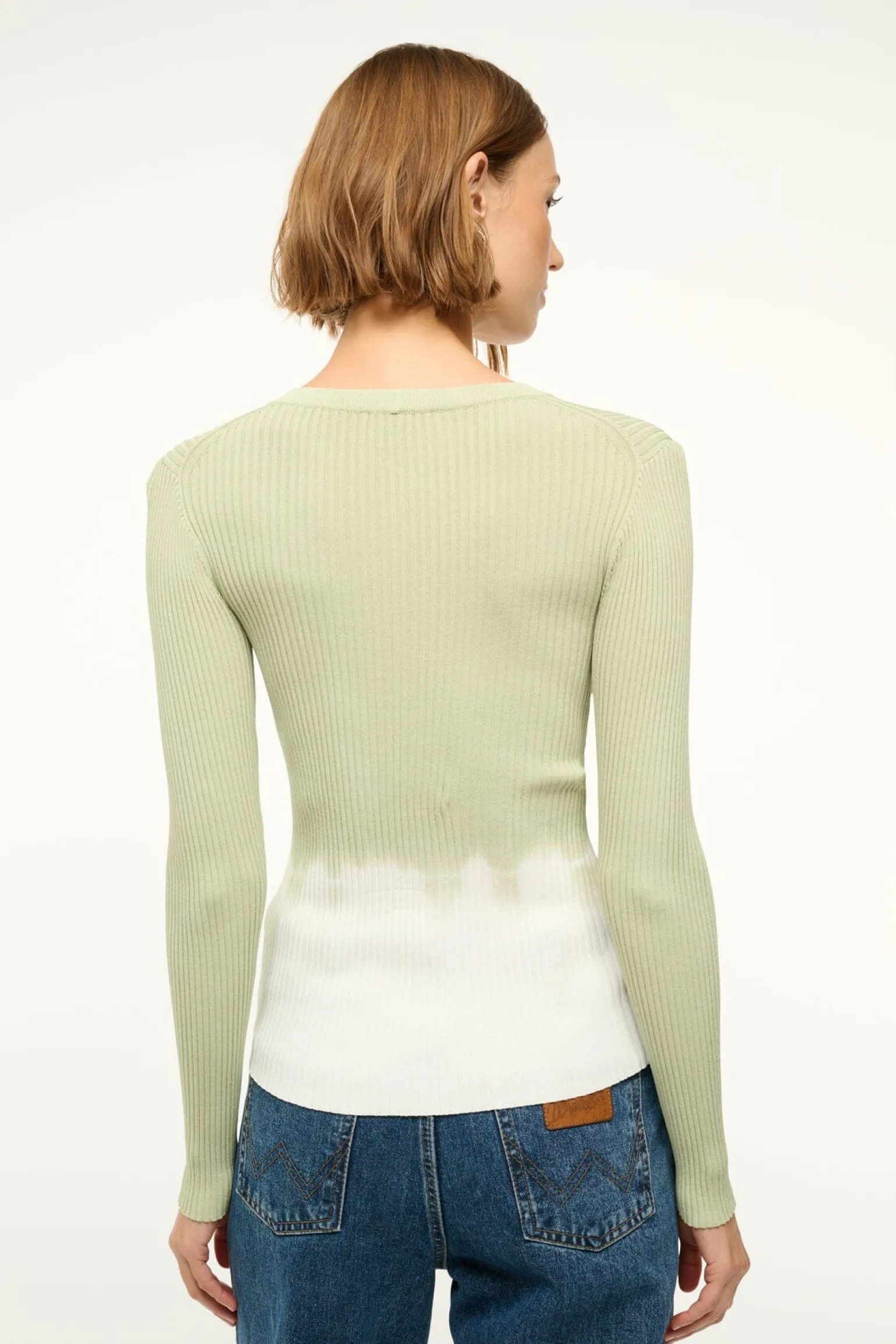 Cargo Sweater Pale Jade Tie Dye