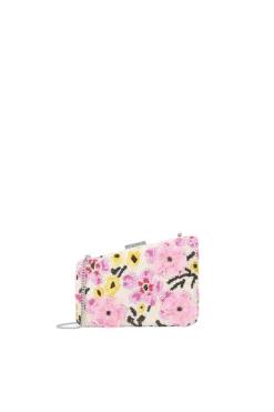 Carmella Beaded Clutch Blossom Floral