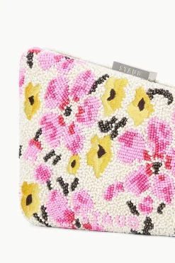 Carmella Beaded Clutch Blossom Floral