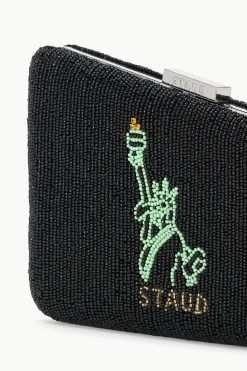 Carmella Beaded Clutch NYC Skyline
