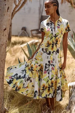 Charlene Dress Lucent Blooms