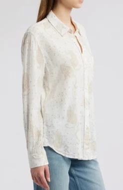 Charli Button Down Cheetah Spots