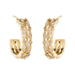 Clinton Hoops Gold/Clear