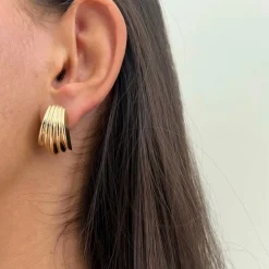 Cooper Earrings Gold