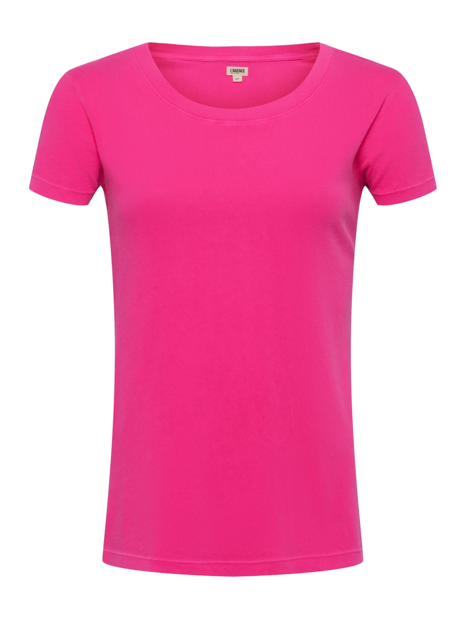 Cory Short Sleeve Crew Neck Tee Pink Glo
