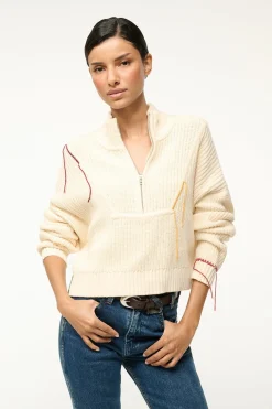Cropped Hampton Sweater Jungle Leopard