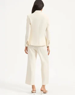 Cropped Terre Dickey Jacket Off White