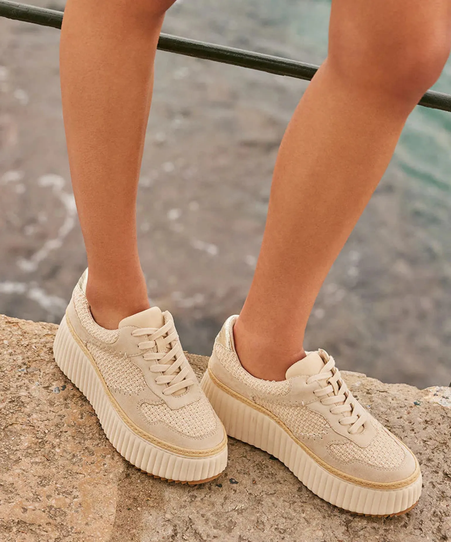 Dandi Sneaker Sandstone Knit