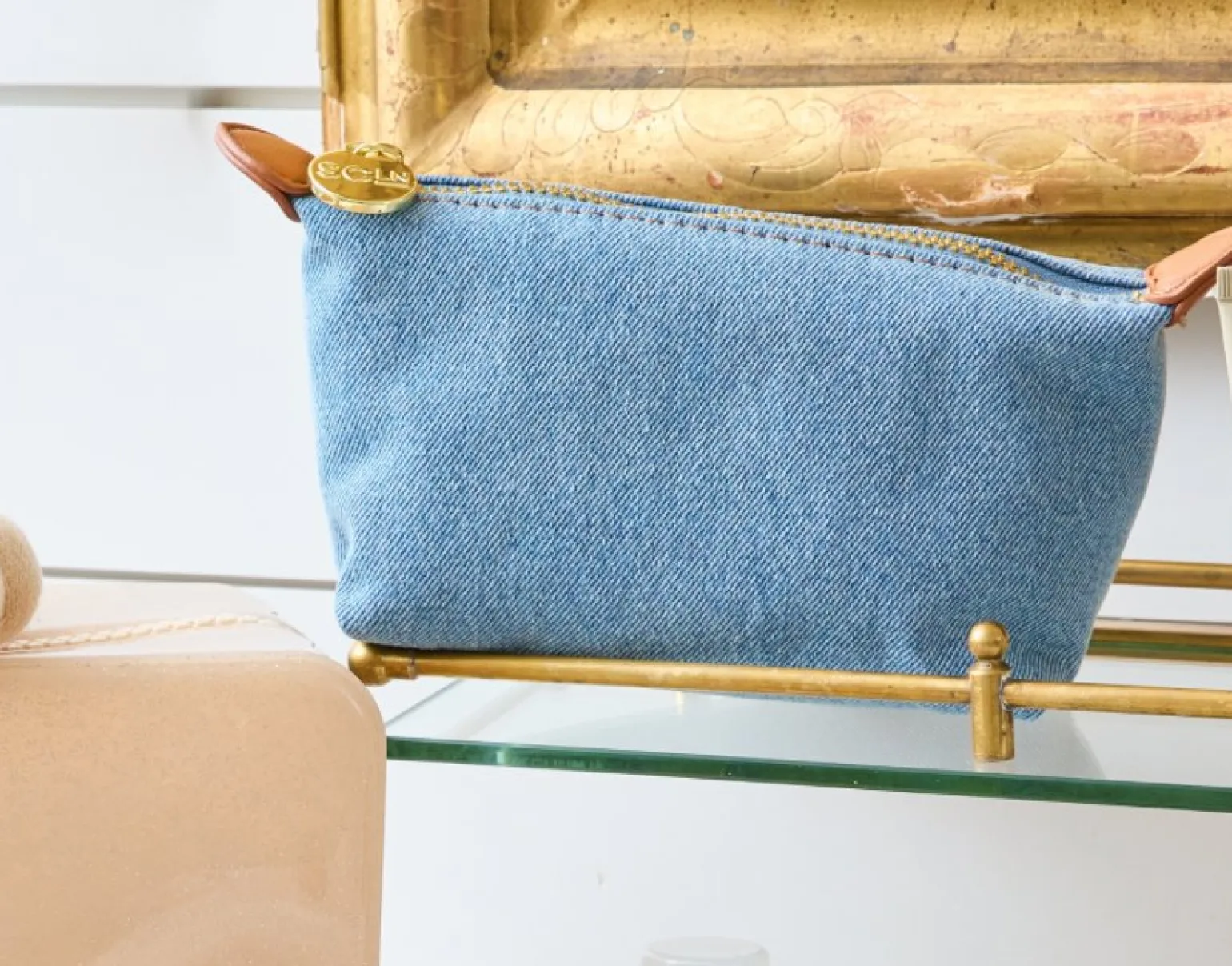 Denim Pouchette