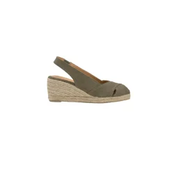Diana Peep-Toe Espadrille Olive