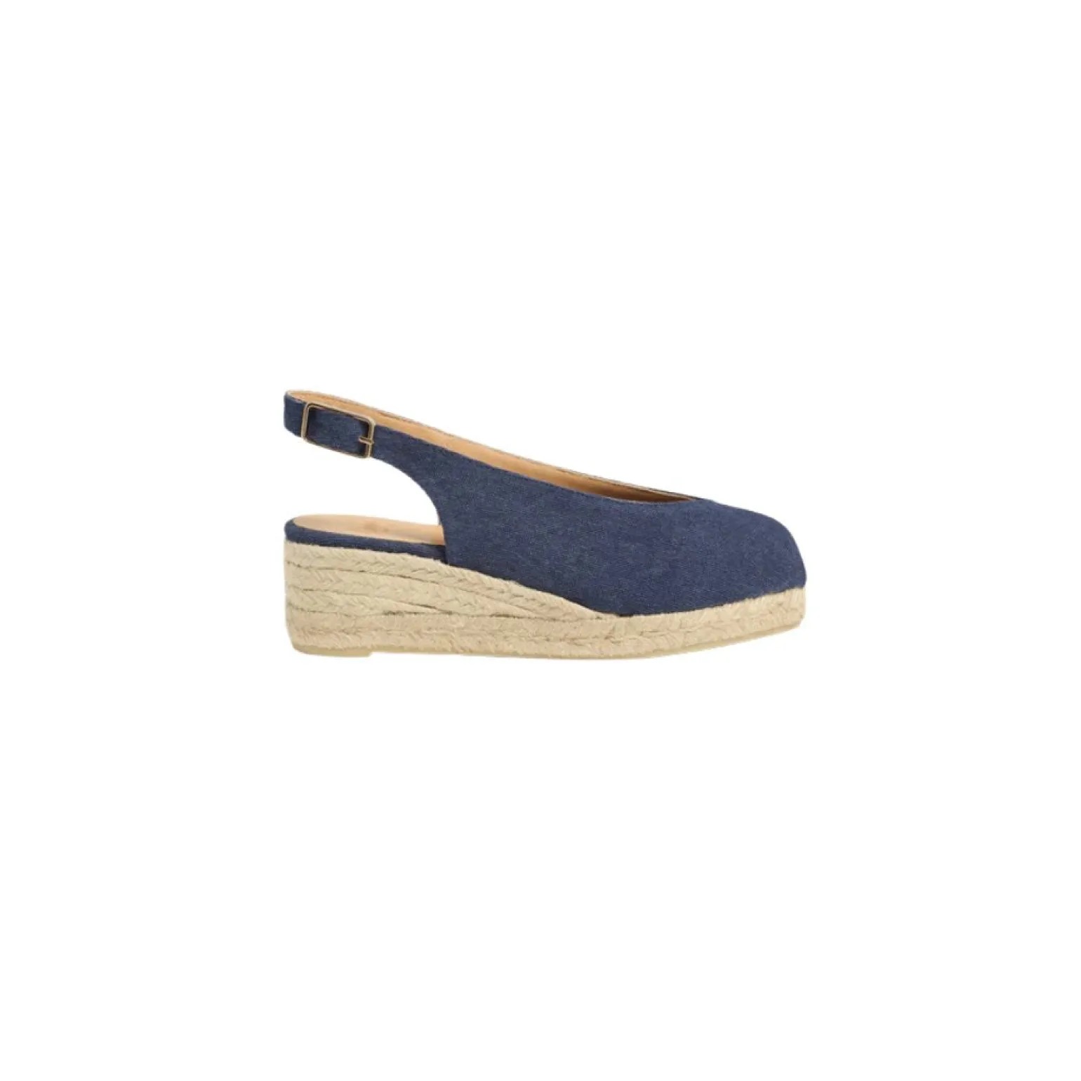 Dosalia Peep-Toe Espadrille Azul Oxford