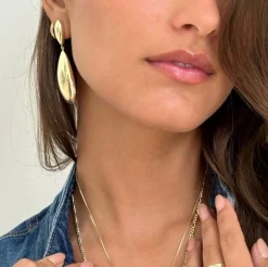 Dru Earrings Gold