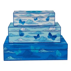 Druggist Lacquer Box Small Blue