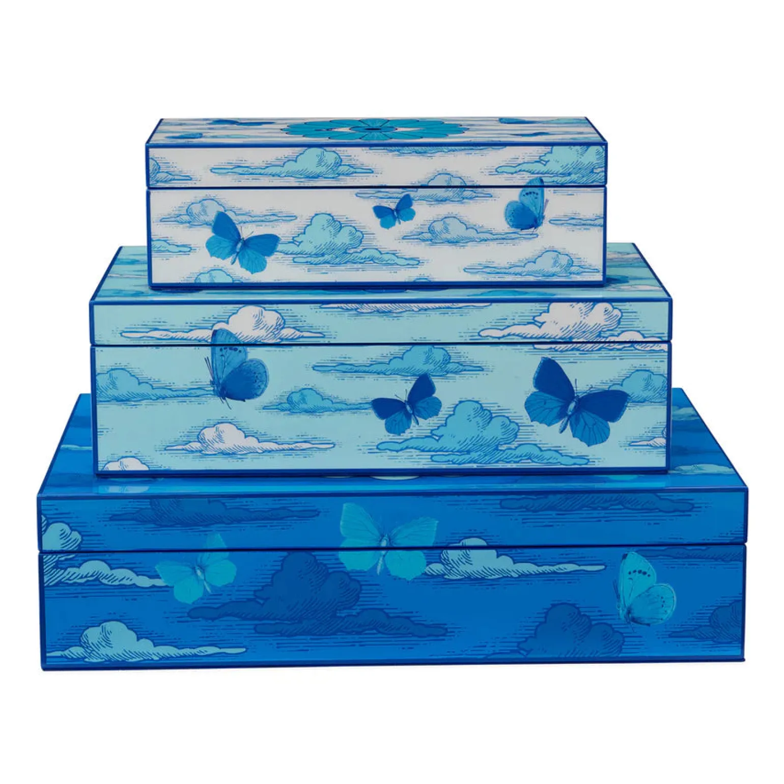 Druggist Lacquer Box Small Blue