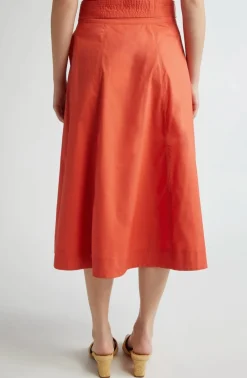 Facia Skirt Persimmon