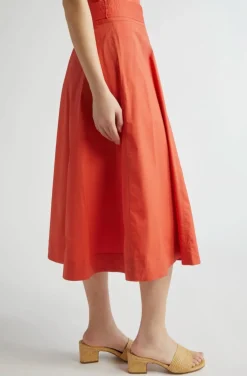 Facia Skirt Persimmon