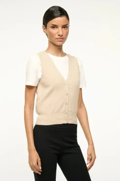 Ficus Sweater Vest Stone