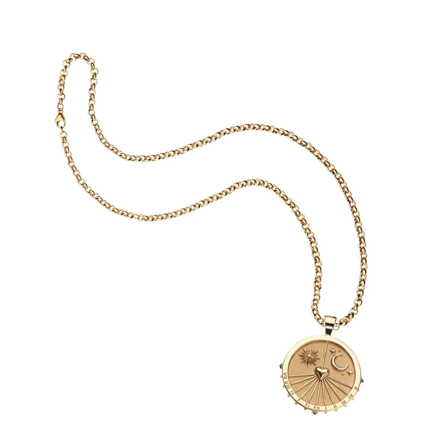 Forever Sundial Pendant Coin 18