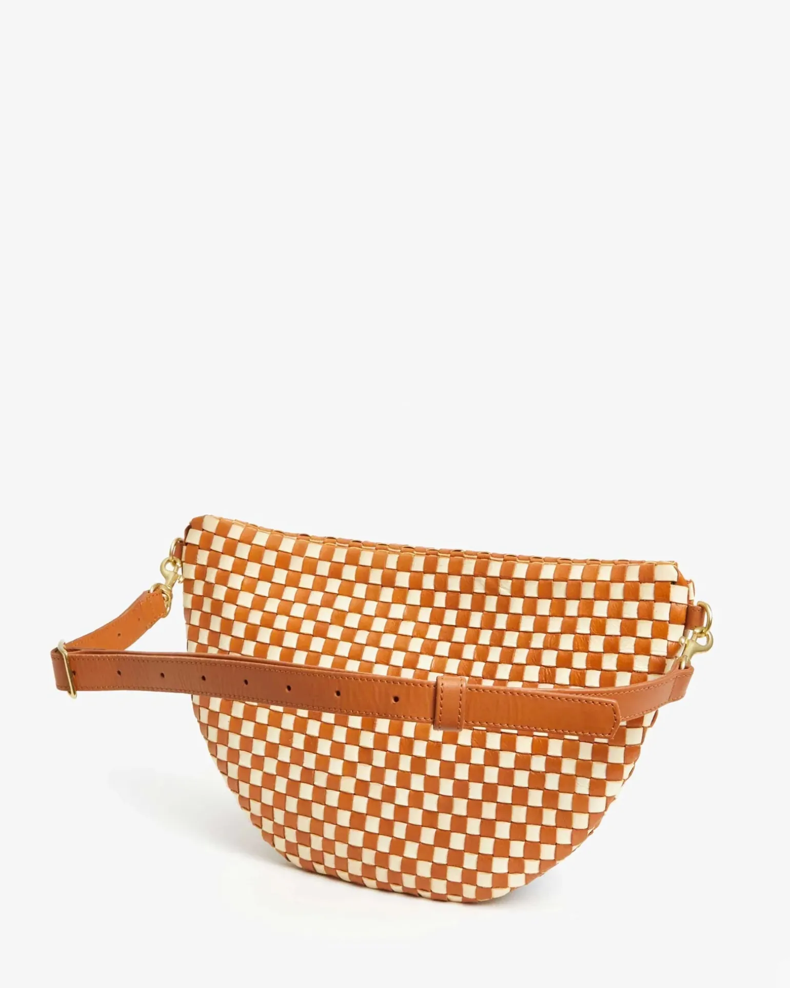 Grande Fanny Woven Checker Natural/Cream