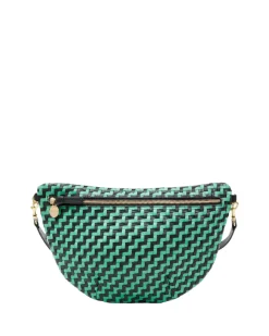 Grande Fanny Woven Zig Zag Mint Opal/Black